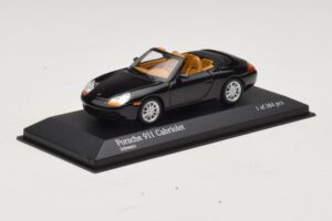 Porsche 911 996 Cabriolet Svart Metallic Minichamps 1:43 400061090 Metall — bild 2 av 4