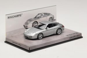 Porsche 911 996 Carrera 40-Årsjubileum Silver Minichamps 1:43 436061070 Metall — bild 2 av 5