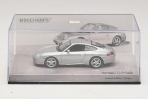 Porsche 911 996 Carrera 40-Årsjubileum Silver Minichamps 1:43 436061070 Metall — bild 5 av 5