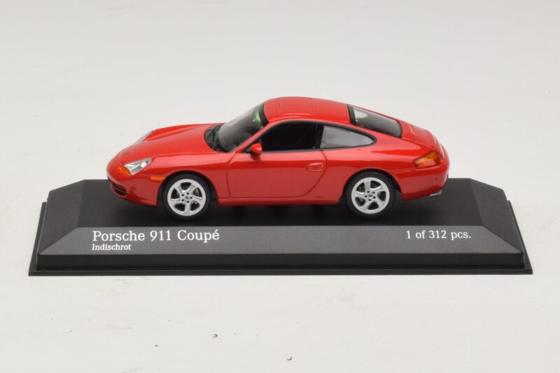 Porsche 911 996 Röd Minichamps 1:43 400061181 Metall