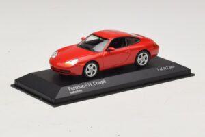 Porsche 911 996 Röd Minichamps 1:43 400061181 Metall — bild 2 av 4