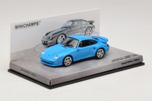 Porsche 911 996 Turbo S 3.6 Jubileumsutgåva Blå Minichamps 1:43 436069270 Metall — bild 2 av 5