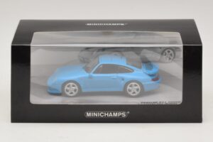 Porsche 911 996 Turbo S 3.6 Jubileumsutgåva Blå Minichamps 1:43 436069270 Metall — bild 5 av 5
