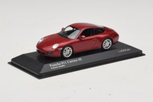 Porsche 911 997 Carrera 4S Red Metallic Minichamps 1:43 400066422 Metall — bild 2 av 4