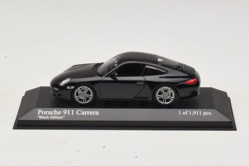 Porsche 911 997 Carrera Black Edition Minichamps 1:43 Porsche 911 997 Carrera Black Edition Minichamps 1:43 400066425 Metall