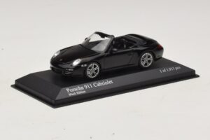 Porsche 911 997 Carrera Cabriolet Black Edition Minichamps 1:43 400066434 Metall — bild 2 av 4