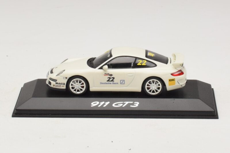 Porsche 911 997 GT3 #22 Vit Minichamps 1:43 WAP020102016 Metall