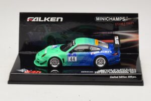 Porsche 911 997 GT3 R Falken #44 Nurburgring 2011 Minichamps 1:43 447116144 Metall