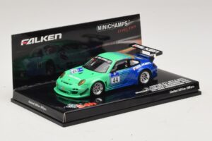 Porsche 911 997 GT3 R Falken #44 Nurburgring 2011 Minichamps 1:43 447116144 Metall — bild 2 av 5