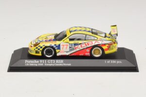 Porsche 911 997 GT3 RS #77 Konopka / Casadei 12 Hours of Sebring 2008 Minichamps 1:43 400086977 Metall