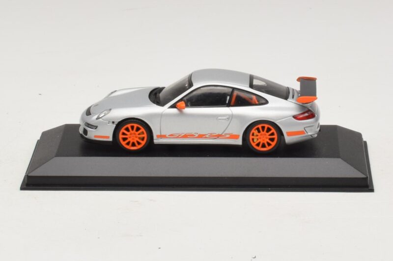 Porsche 911 997 GT3 RS Silver Orange Minichamps 1:43 403066013 Metall