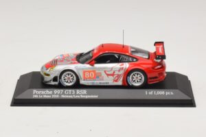 Porsche 911 997 GT3 RSR GT2 #80 S. Neiman / D. Law 24 Hours of Le Mans 2010 Minichamps 1:43 410106980 Metall