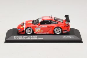 Porsche 911 997 GT3 RSR GT2 #97 M. Holzer / R. Westbrook 24 Hours of Le Mans 2010 Minichamps 1:43 410106997 Metall