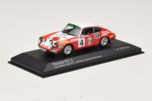 Porsche 911 S #4 G. Larrousse / J-C. Perramond 2nd Place Rally Monte Carlo 1972 Minichamps 1:43 400726804 Metall — bild 2 av 4