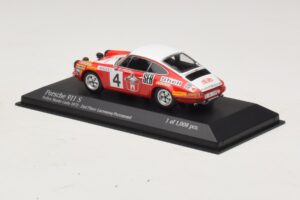 Porsche 911 S #4 G. Larrousse / J-C. Perramond 2nd Place Rally Monte Carlo 1972 Minichamps 1:43 400726804 Metall — bild 3 av 4