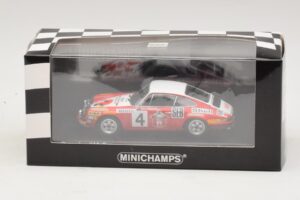 Porsche 911 S #4 G. Larrousse / J-C. Perramond 2nd Place Rally Monte Carlo 1972 Minichamps 1:43 400726804 Metall — bild 4 av 4