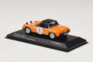 Porsche 914/6 #1 G. Larrousse / J-C. Perramond Rally Monte Carlo 1971 Minichamps 1:43 400716501 Metall — bild 3 av 4
