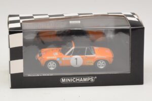 Porsche 914/6 #1 G. Larrousse / J-C. Perramond Rally Monte Carlo 1971 Minichamps 1:43 400716501 Metall — bild 4 av 4
