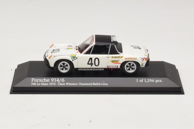Porsche 914/6 #40 G. Chasseuil / C. Ballot-Lena Class Winners 24 Hours of Le Mans 1970 Minichamps 1:43 400706540 Metall
