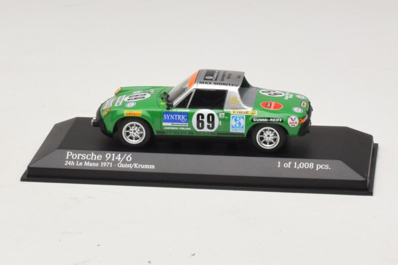 Porsche 914/6 Max Moritz Racing #69 Quist / Krumm 24 Hours of Le Mans 1971 Minichamps 1:43 400716569 Metall
