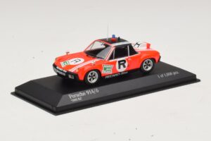 Porsche 914/6 ONS R2 Röd Minichamps 1:43 400746500 Metall — bild 2 av 4