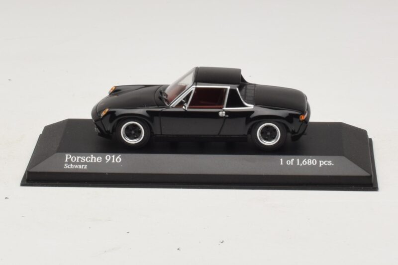 Porsche 916 Svart Minichamps 1:43 Porsche 916 Svart Minichamps 1:43 400066060 Metall