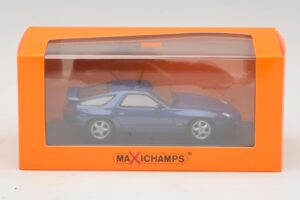 Porsche 928 Blå Metallic Maxichamps 1:43 940068101 Metall — bild 4 av 4