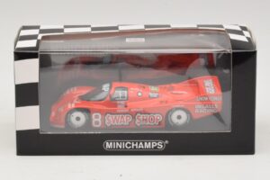 Porsche 962 IMSA #8 A.J. Foyt / B. Wollek 12 Hours of Sebring 1985 Minichamps 1:43 400856508 Metall — bild 4 av 4