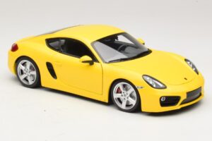 Porsche Cayman 981 Gul Minichamps 1:18 110062220 Metall — bild 6 av 8
