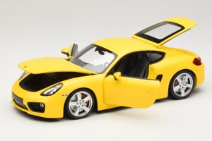 Porsche Cayman 981 Gul Minichamps 1:18 110062220 Metall — bild 2 av 8
