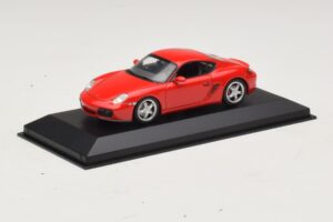 Porsche Cayman 987 S Röd Minichamps 1:43 400065620 Metall — bild 2 av 4