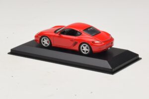 Porsche Cayman 987 S Röd Minichamps 1:43 400065620 Metall — bild 3 av 4