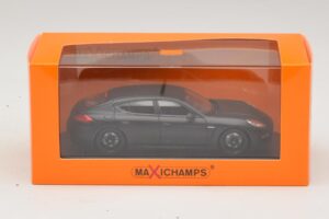 Porsche Panamera 970 Turbo Mattsvart Maxichamps 1:43 940062370 Metall — bild 4 av 4