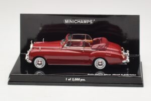 Rolls-Royce Silver Cloud II Cabriolet Röd Minichamps 1:43 436134930 Metall