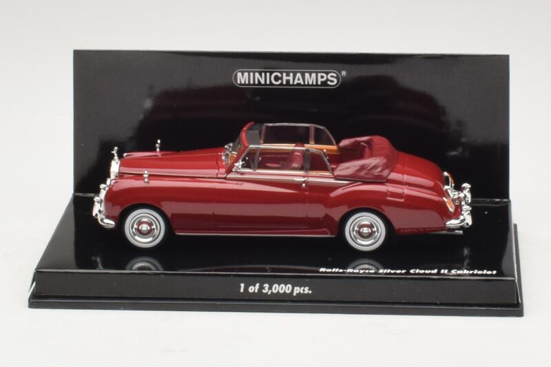 Rolls-Royce Silver Cloud II Cabriolet Röd Minichamps 1:43 436134930 Metall