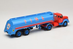 Scania L110S Tanksattelzug FINA Minichamps 1:43 499126970 Metall — bild 2 av 6