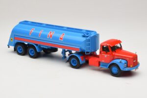Scania L110S Tanksattelzug FINA Minichamps 1:43 499126970 Metall — bild 4 av 6
