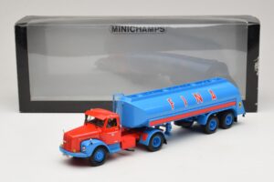 Scania L110S Tanksattelzug FINA Minichamps 1:43 499126970 Metall — bild 6 av 6