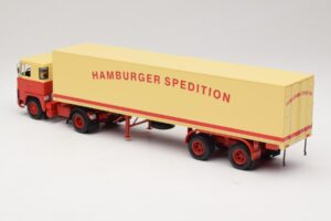 Scania LB111S Koffersattelzug Hamburger Spedition Minichamps 1:43 499123880 Metall — bild 5 av 6