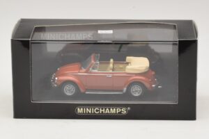Volkswagen 1200 Cabriolet Hebmuller Röd Minichamps 1:43 430052032 Metall — bild 4 av 4