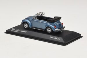 Volkswagen 1302 Cabriolet Blå Metallic Minichamps 1:43 430055042 Metall — bild 3 av 4