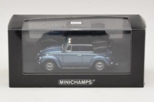 Volkswagen 1302 Cabriolet Blå Metallic Minichamps 1:43 430055042 Metall — bild 4 av 4
