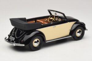 Volkswagen Beetle Cabriolet Svart Creme Minichamps 1:18 107054131 Resin — bild 2 av 6