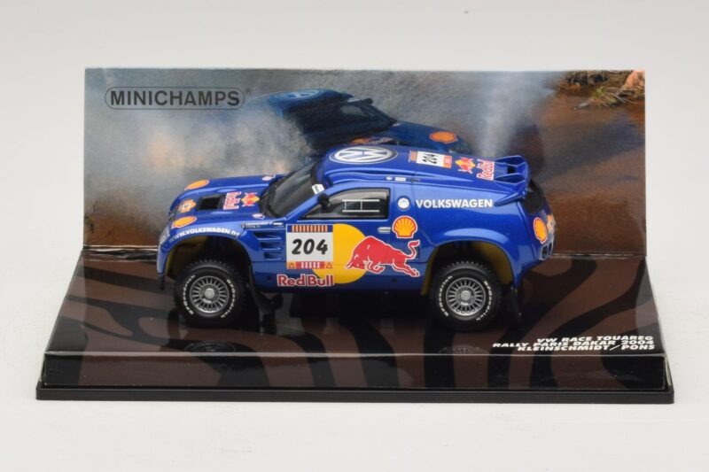 Volkswagen Race Touareg Red Bull #204 J. Kleinschmidt / F. Pons Dakar Rally 2005 Minichamps 1:43 436045304 Metall