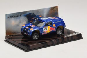 Volkswagen Race Touareg Red Bull #204 J. Kleinschmidt / F. Pons Dakar Rally 2005 Minichamps 1:43 436045304 Metall — bild 2 av 5