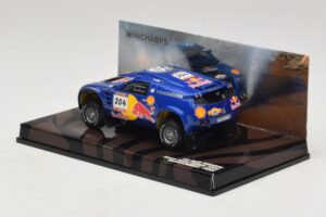 Volkswagen Race Touareg Red Bull #204 J. Kleinschmidt / F. Pons Dakar Rally 2005 Minichamps 1:43 436045304 Metall — bild 3 av 5