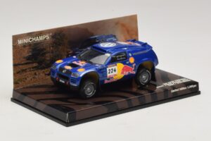 Volkswagen Race Touareg Red Bull #224 B. Saby / Stevenson Dakar Rally 2005 Minichamps 1:43 436045324 Metall — bild 2 av 5