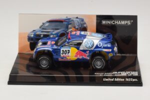 Volkswagen Race Touareg Red Bull #307 B. Saby / M. Perin Dakar Rally 2005 Minichamps 1:43 436055307 Metall