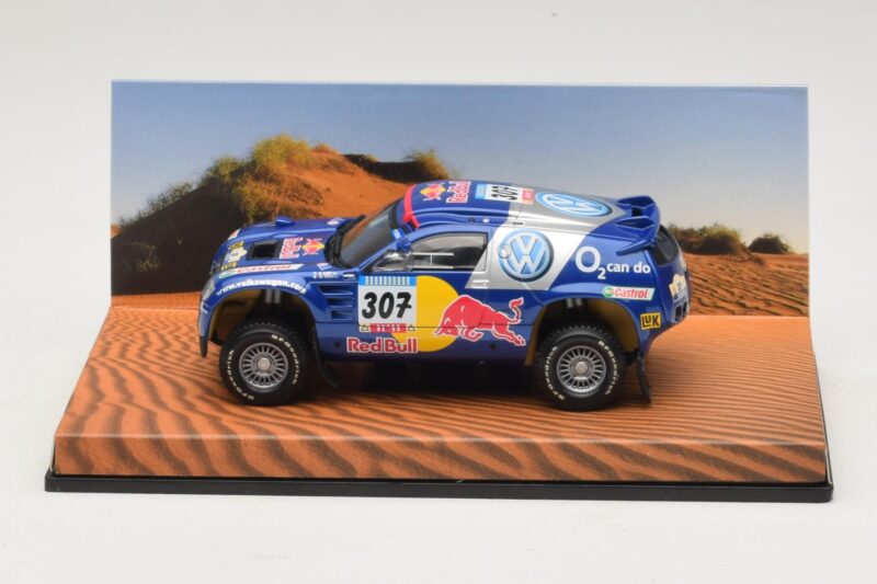 Volkswagen Race Touareg Red Bull #307 Återförsäljarutgåva 2005 Minichamps 1:43 7LO099400PD307 Metall