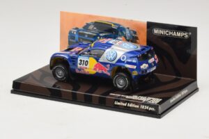 Volkswagen Race Touareg Red Bull #310 J. Kleinschmidt / F. Pons Dakar Rally 2005 Minichamps 1:43 436055310 Metall — bild 3 av 5